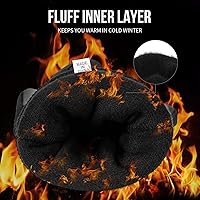 Vista 5 de 30F Guantes de invierno térmicos para correr, para pantalla táctil