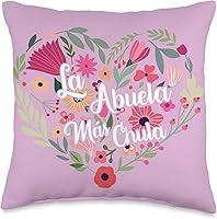 Vista 1 de Regalos para Abuelita Abuelita Best Gifts for Abuelita - Almohada para Abuela Mas Chula, 16.0 x 16.0 in, multicolor