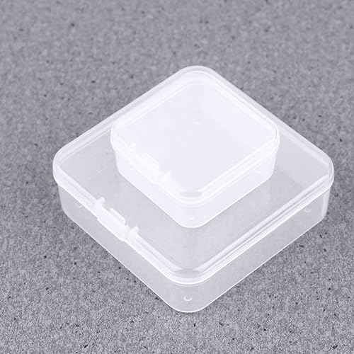 Miniatura 8 de ONDIAN CHUNCIN - 24Pcs Plastic Jewelry Holder Small Square Beads Organizer Desktop Sundries Container Earring Bracelet Storage Case for Home Shop