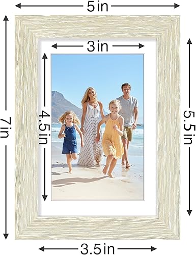 Vista 572 de Vittanly - Juego de 9 portarretratos, plexiglás resistente a rupturas, exhibe fotos de 12 x 12 pulgadas o, con paspartú, de 8 x 8 pulgadas, marcos