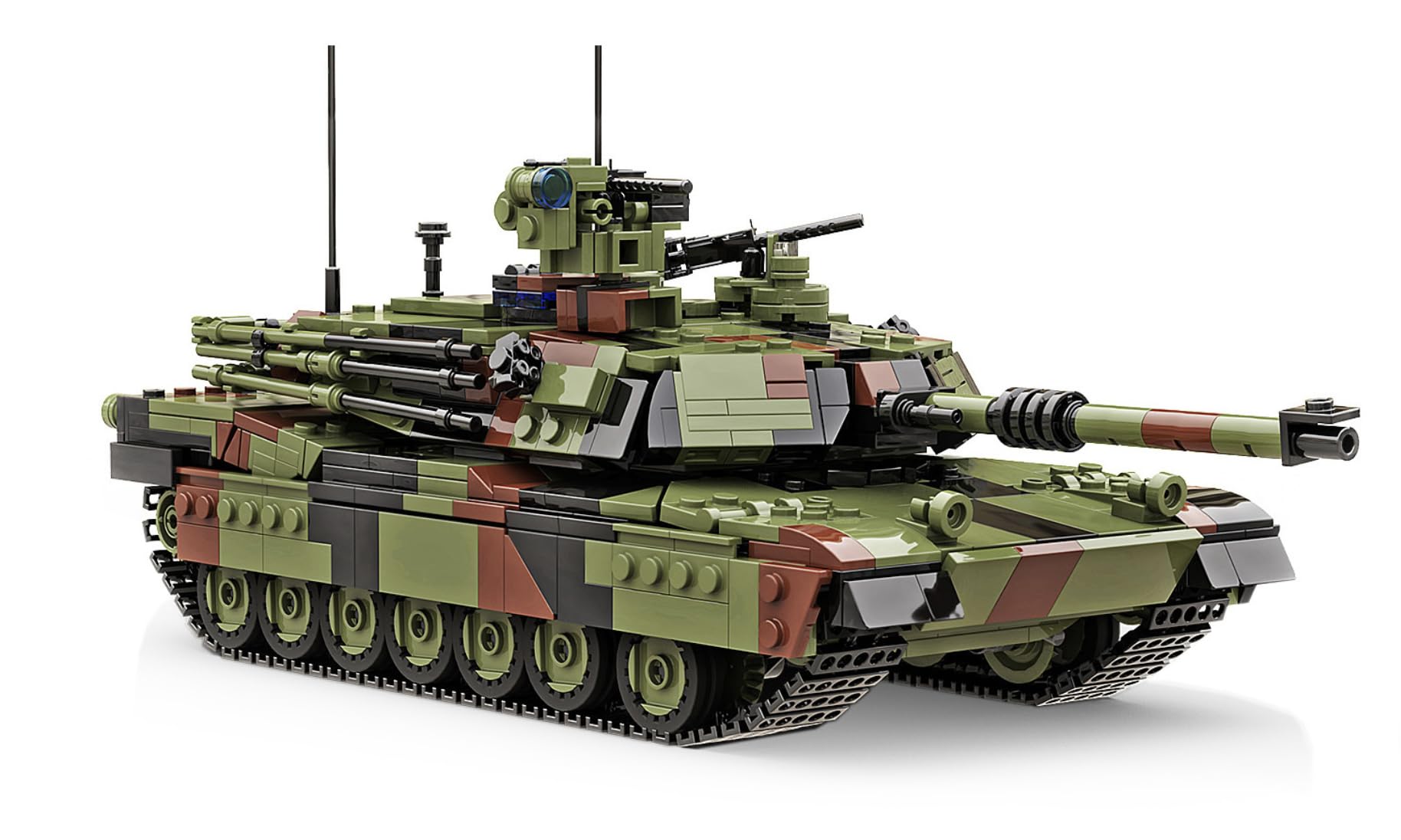 USA M1A2 Abrams główny czołg bojowy model cegły klocki 1376 szt
