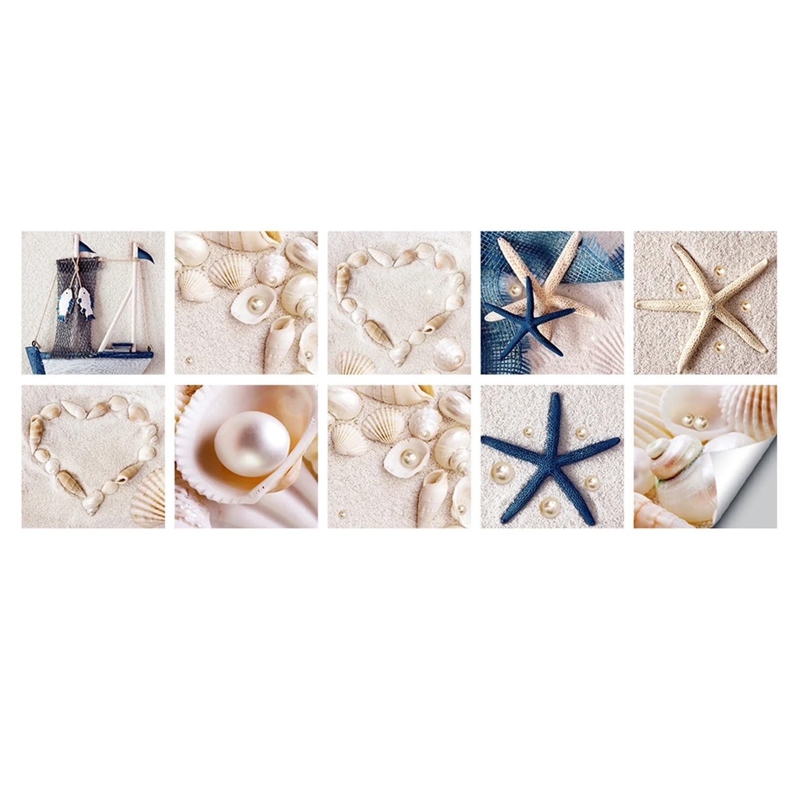 Azulejos de mosaico portátiles y autoadhesivos con diseño multicolor 9