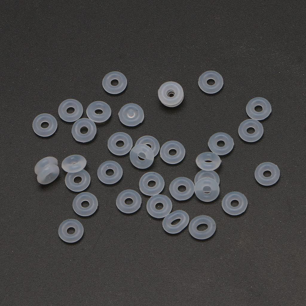 Rubber Stopper Rings Silicone Beads Fit European Charm Bracelet Beads for Jewelry Making Needlework Clip Lock Spacer image 3