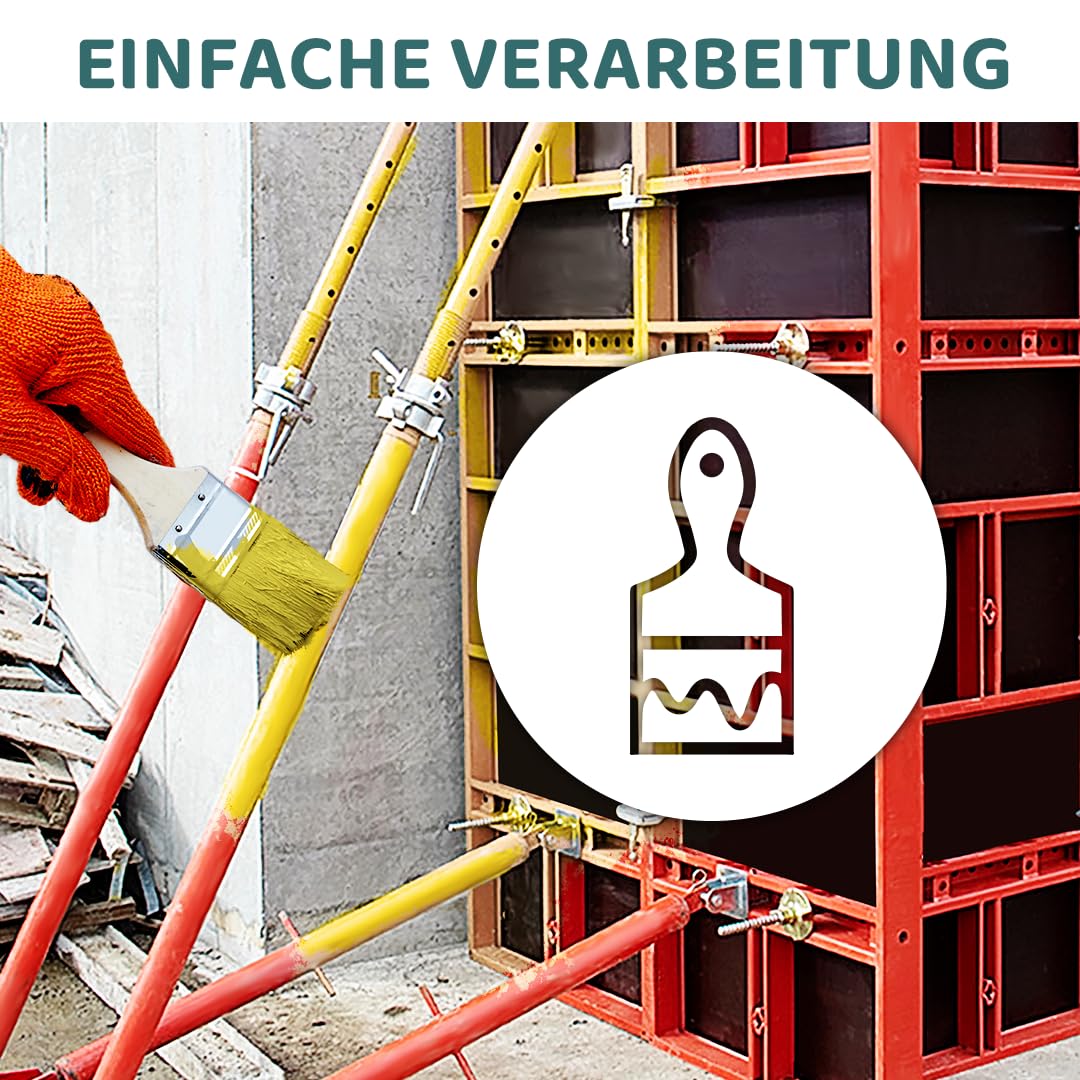 Schalöl 5L (≈25m²) Trennmittel Beton | Betontrennmittel für Formen und Schalungen aus Metall, Holz, OSB-Platten, Kunststoff. Schutz von Baumaschinen.