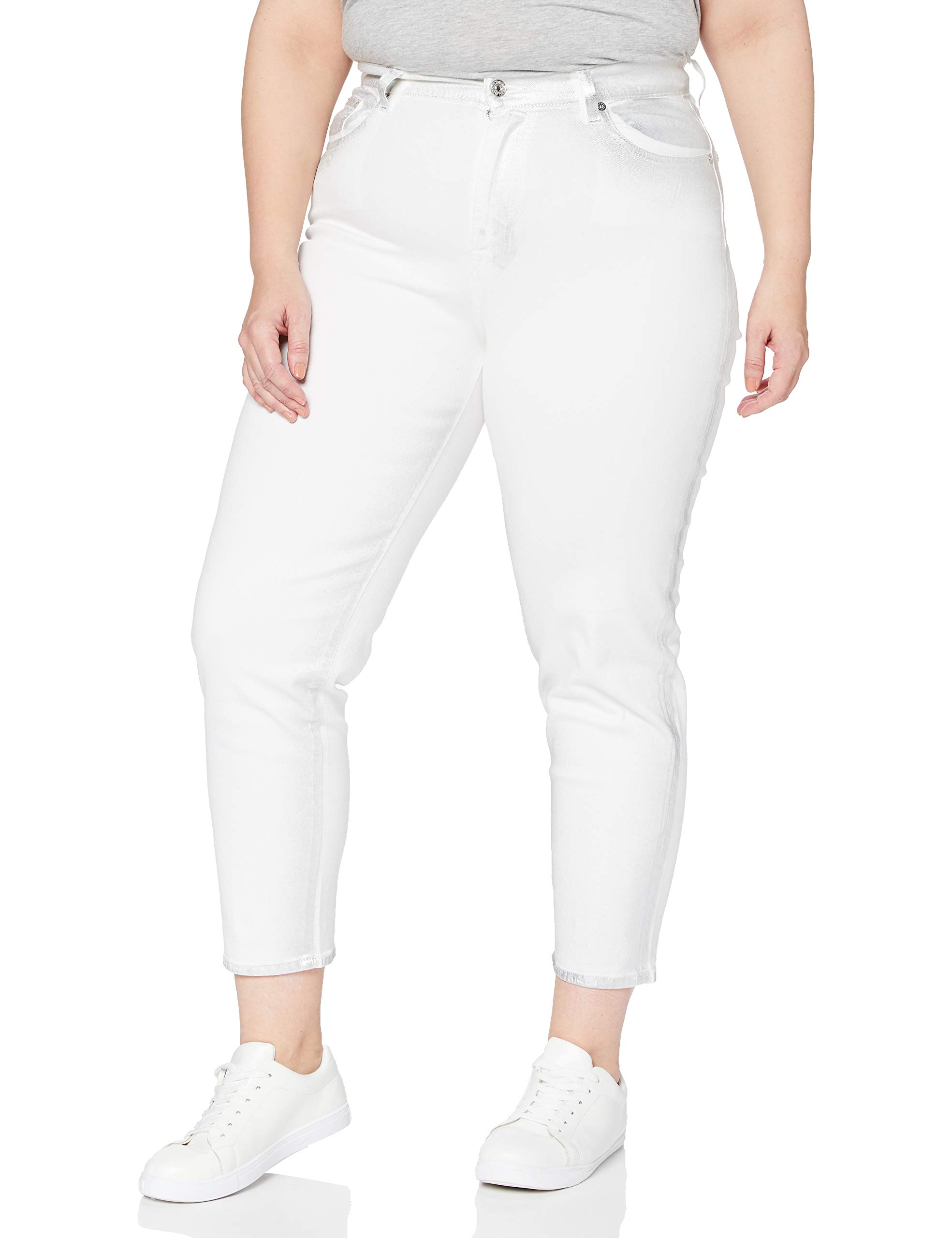 7 For All Mankind Women's Malia Casual Pants, Off White, 38S