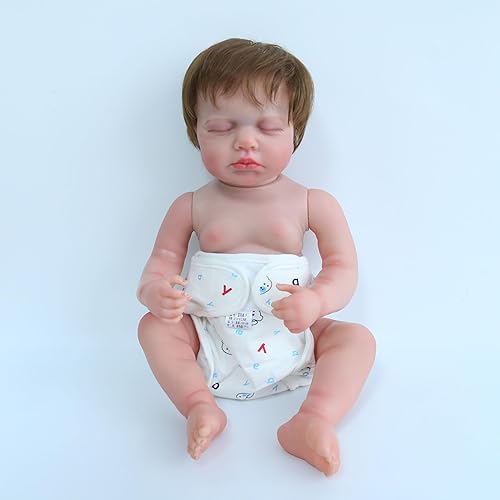 Miniatura 4 de Pañales Reborn Baby Dolls para muñecas recién nacidas de 17 a 24 pulgadas, pañales reutilizables con velcro ajustable, 4 piezas