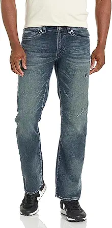 Buffalo David Bitton Men's Relaxed Straight Driven Jeans