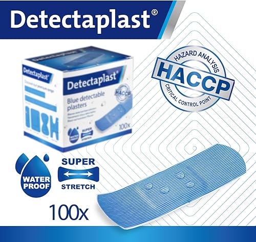 Miniatura 2 de Yesos azules Premium, Yesos detectables e impermeables, Esencial para Catering Botiquín de primeros auxilios en entornos de manipulación de