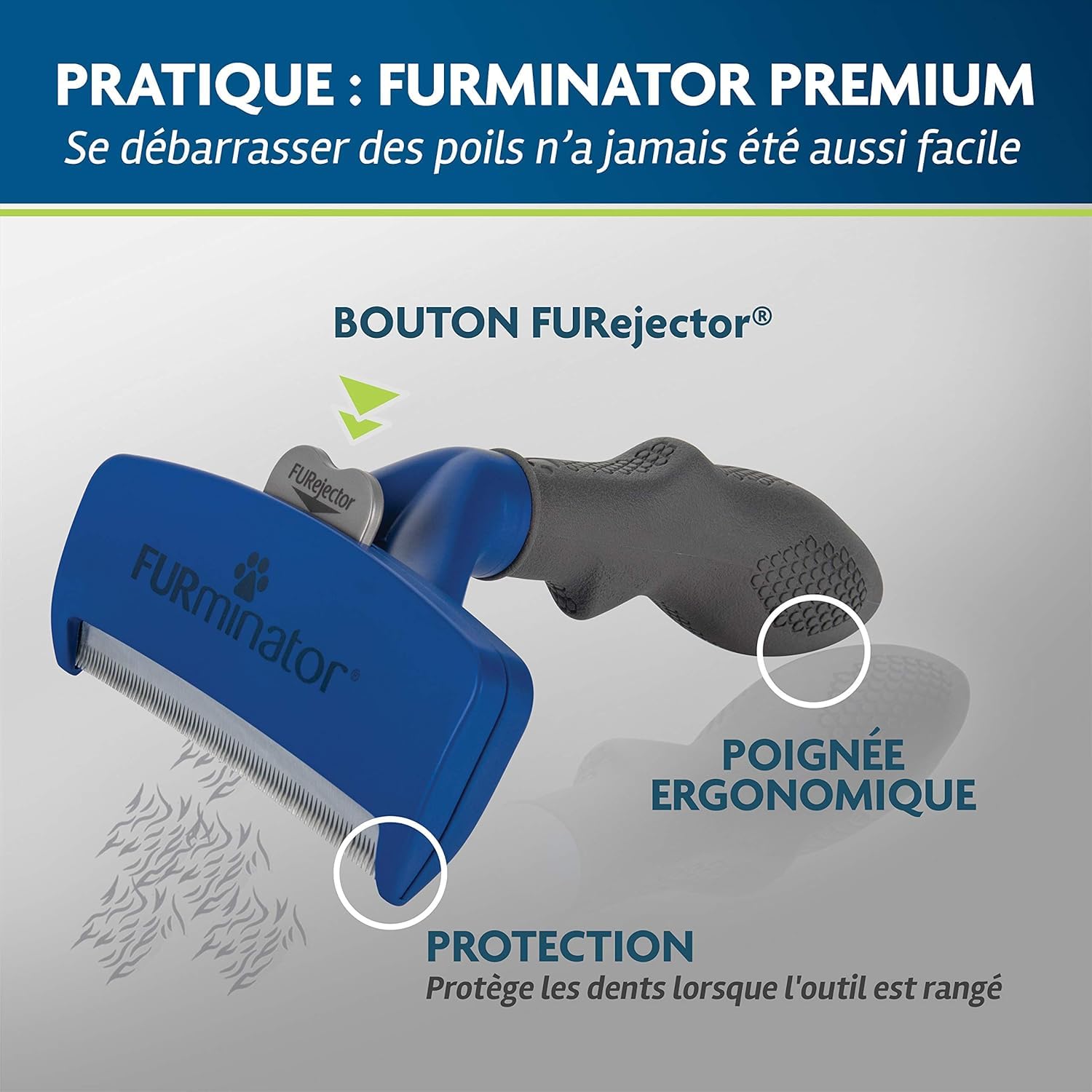 FURminator Outil Undercoat deShedding Chien L Poils longs