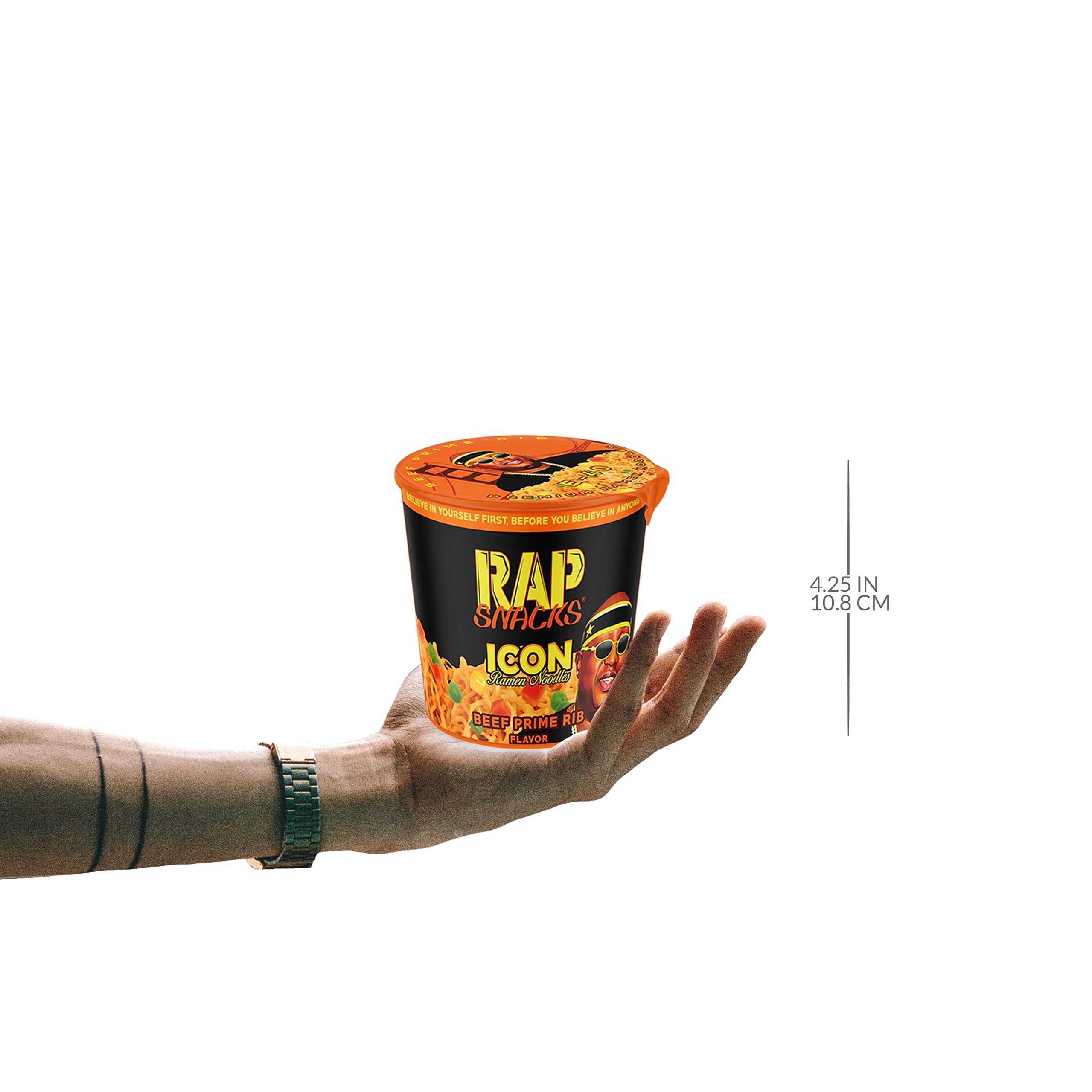Buy Rap Snacks Beef Prime Rib ICON Ramen Noodles Featuring HipHop Star
