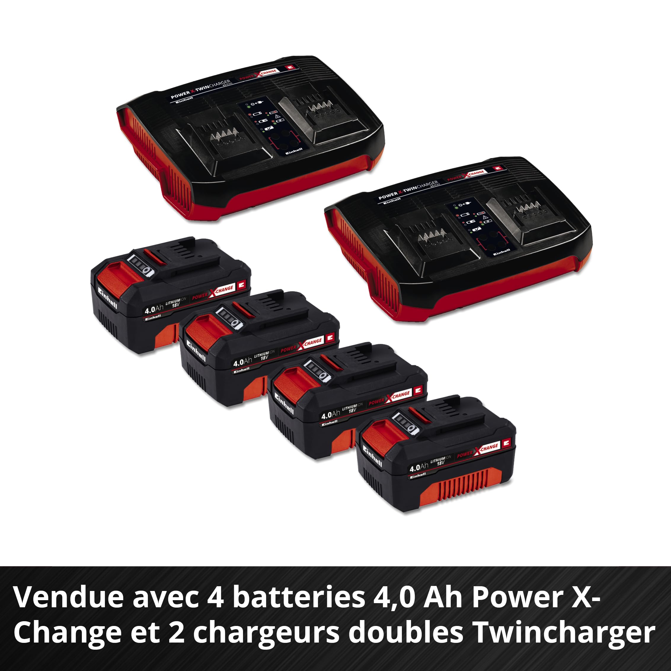 Einhell Professional Tondeuse à Gazon sans Fil GP-CM 36/47 S HW Li Power X-Change 36V 47 cm Largeur de Coupe autotractée Moteur sans Charbon