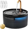 DOOOB Cat Water Fountain for Drinking, 2.1L Cat Fountain, Ultra Silent Automatic Pet Water Fountain with Copper Faucet, Dog Water Fountain with 3 Filters & 3 Sponges for Cats, Dogs and Other Pets