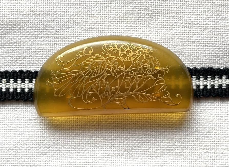 葉模様　鼈甲　約15cm 葉模様 鼈甲 約15cm