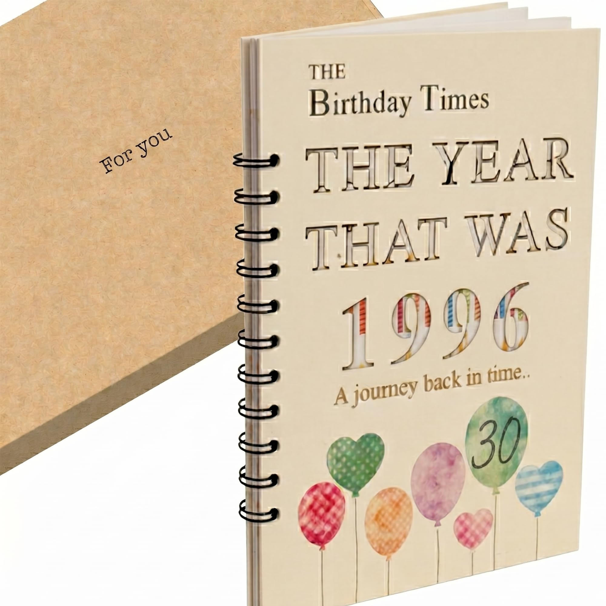 The Year that Was 1996 - Special 30th Birthday Card Book with Details about the Year of Birth 30 Gift Thirty (1996)
