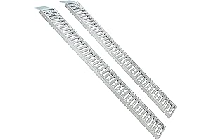 1500 LBS Capacity Aluminum Mower Loading Ramps