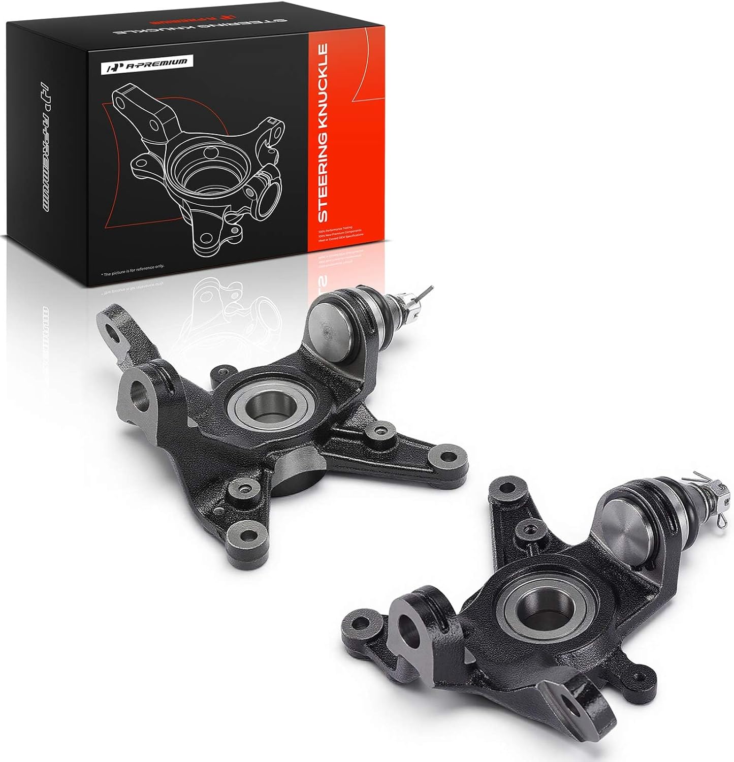 A-Premium 2 x Front Suspension Steering Knuckles Compatible with Honda Foreman 500, Foreman Rubicon 500, Rancher 420, 2014-2022