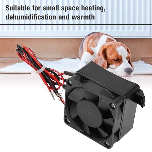 Miniatura 5 de 110V Mini calentador de termistor de aislamiento de temperatura constante de calefacción de aire con ventilador (24V/350W)