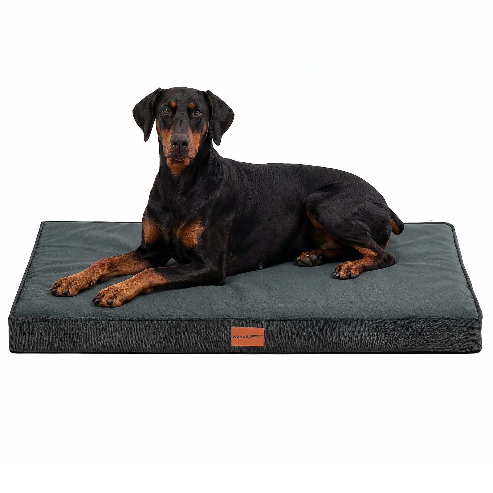 WAVVE Cuccia Cane Interno Taglia grande 120x81x10 cm Grigio