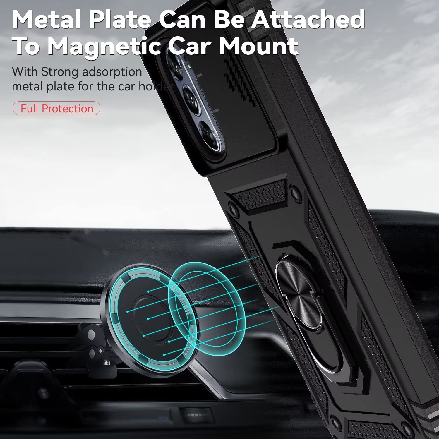 COVER CARBON PER MOTOROLA MOTO G62 5G CUSTODIA NERA OPACA TPU - Foto 5