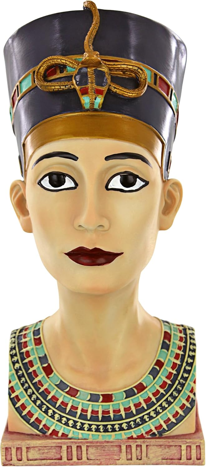 Design Toscano Egyptian Queen Nefertiti Royal Bust: Large