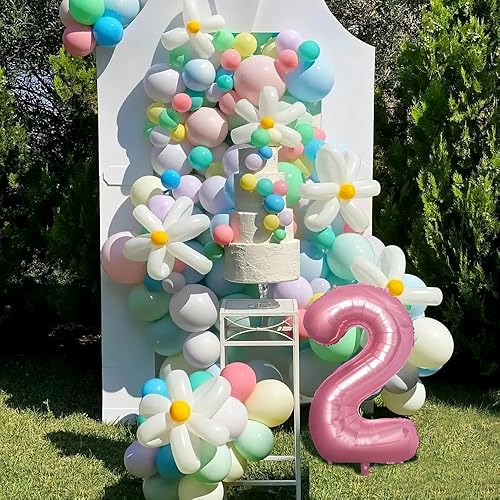 Miniatura 5 de Globos gigantes de 40 pulgadas con números 3, globos gigantes de Mylar de aluminio digital gigante para decoración de fiesta de cumpleaños, boda,