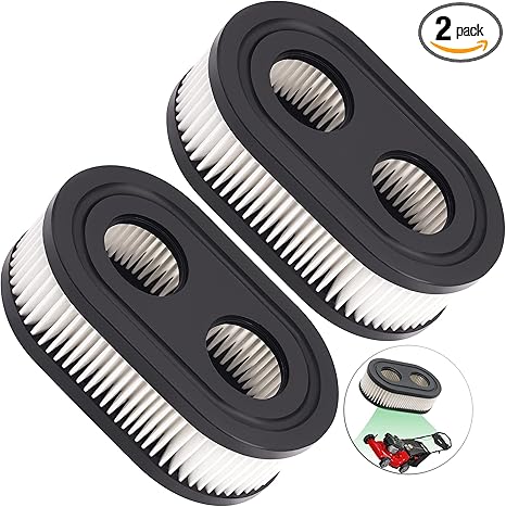 593260 Air Filter 593260 798452 334404 Air Cleaner Cartridge Filter, Lawn Mower Air Cleaner Replacement Filters for 4247 5432 5432k 09P00 09P702 550E 500EX 550EX 625 575EX Series Engine (2Pcs)