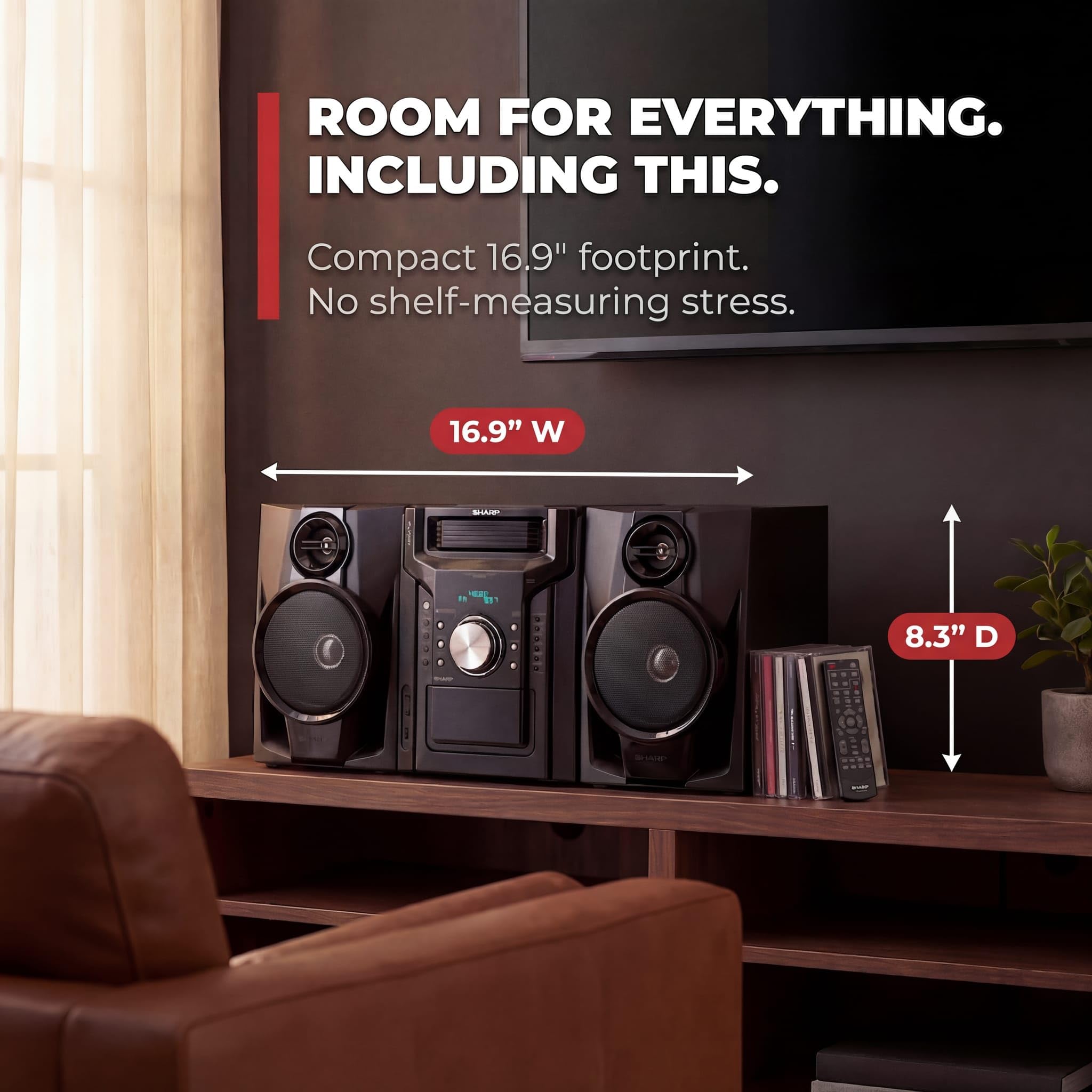ちゃーんページ　SCO-325/CD Sharp CD-BH950 Sharp 240W 5-Disc Mini Shelf Speaker System with