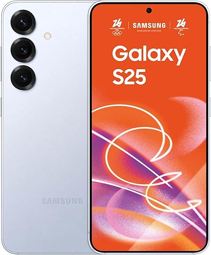 Samsung Galaxy S25 Smartphone AI, 3 anni di Garanzia del produttore, Display 6.2'' FHD+ Dynamic AMOLED 2X, Fotocamera 50MP, RAM 12GB, 512GB, 4.000 mAh, Icyblue [Versione italiana]