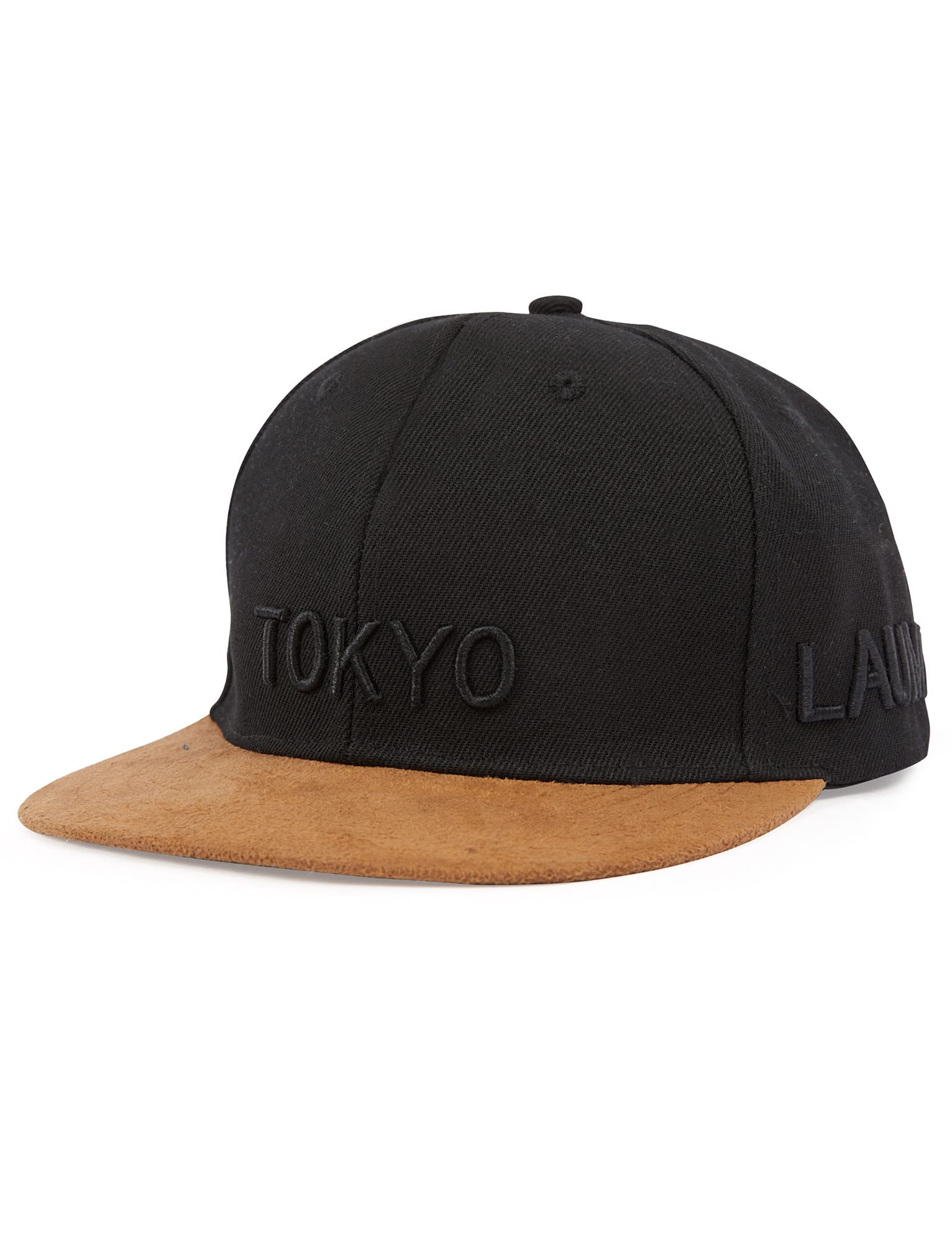 Tokyo Laundry Men's Flat Peak Snapback Baseball Cap Hat