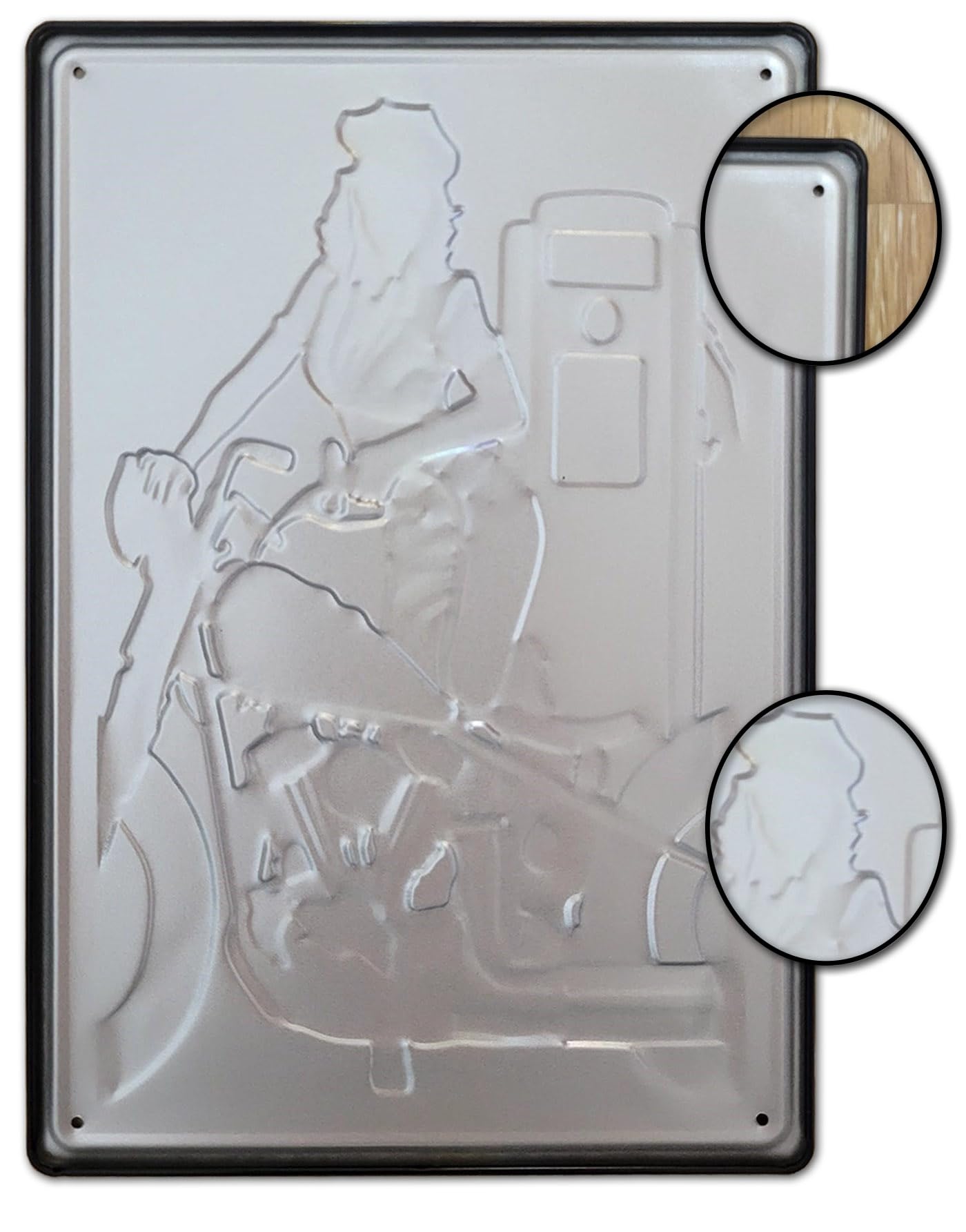 Plaque En Métal,Métallique Poster Menu De Café,Plaques