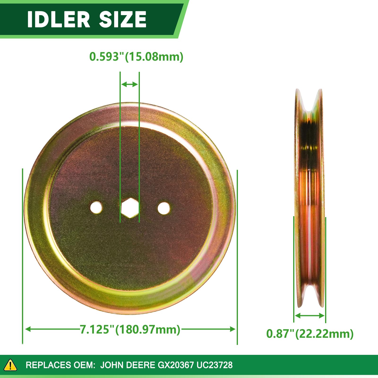 Kit de reconstrucción de cubierta de 42 pulgadas para LA135 102 105 115 125 135 D100 D105 D110 D120 D130 LA100 incluye 2 husillos GY21098 2 AM137328 Blade 1 GY2000 67 1 GY22082 1 GX20367 GX20367 Polea