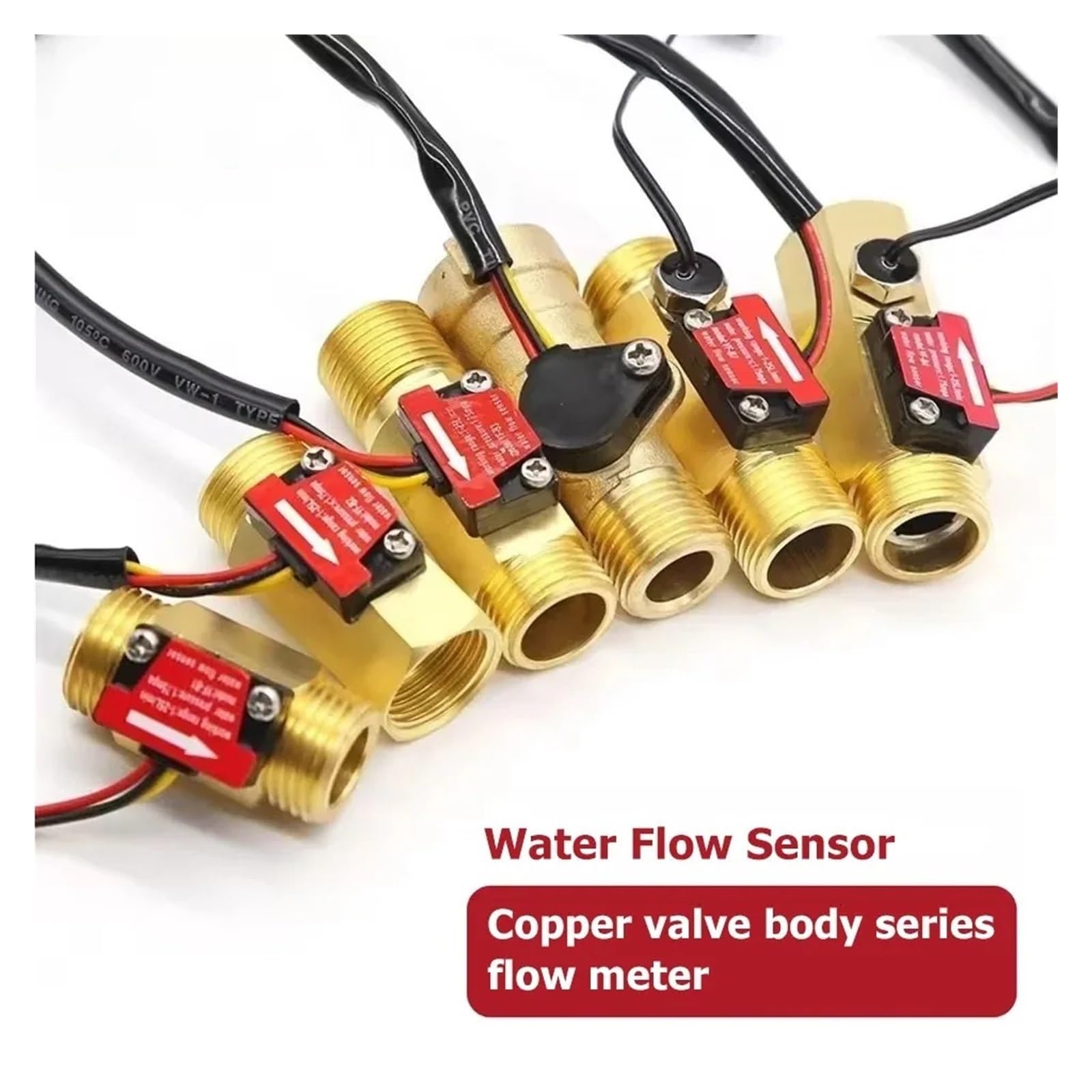Medidor de flujo de turbina Hall, Sensor de Flujo de Agua, pulso electromagnético, 1 ud. | Monitoreo preciso del tráfico(B9)