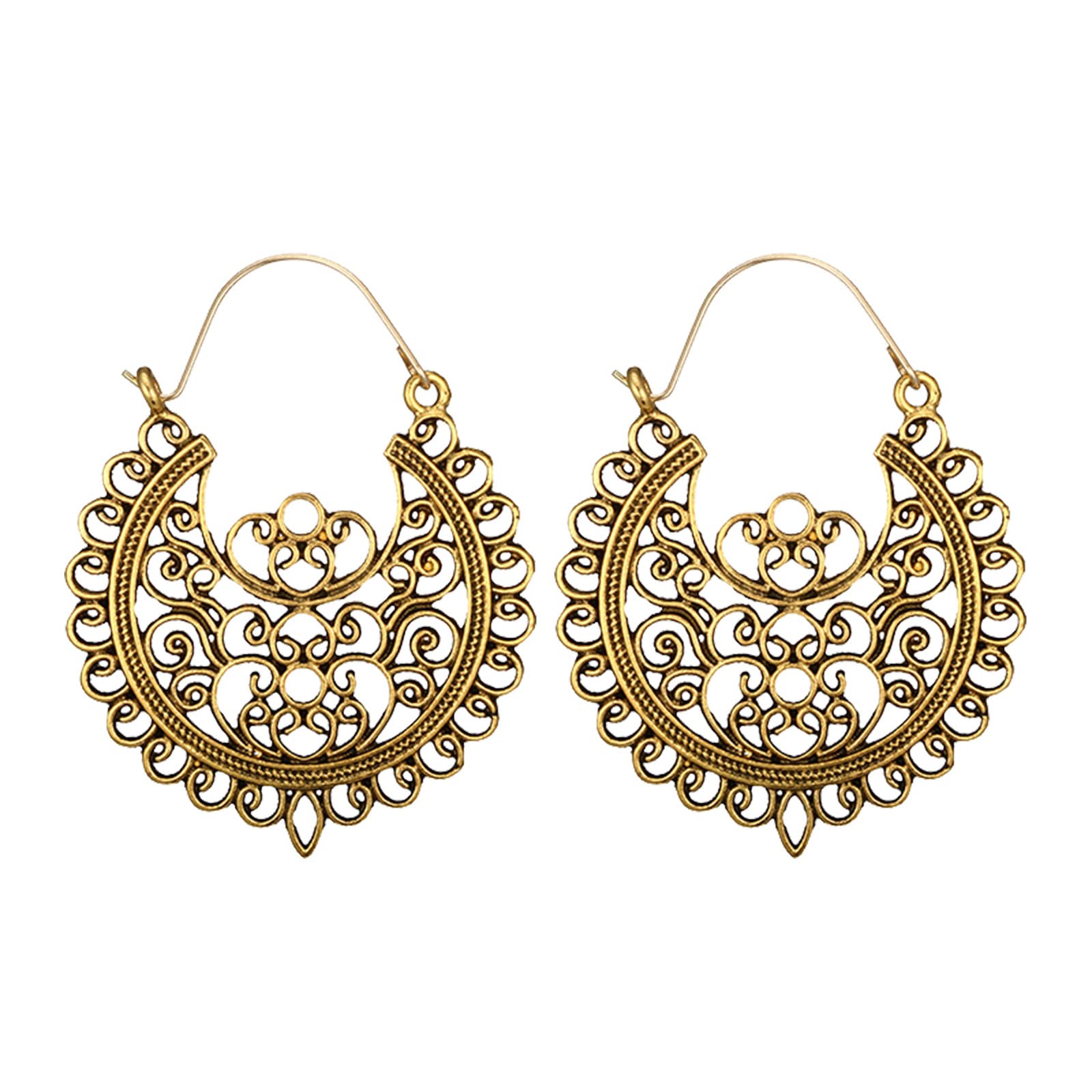 Orecchini a polsino pendenti Orecchini Boho da donna Gioielli Orecchini a cerchio in argento sterling Orecchini pendenti etnici