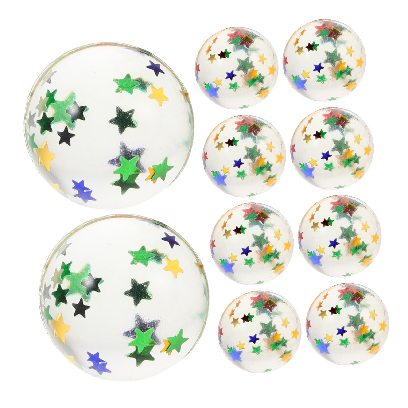 100 Piezas Bolas Rebotadoras Flotantes con Purpurina para Juguetes para Piscina y Playa para Actividades Acuáticas Verano