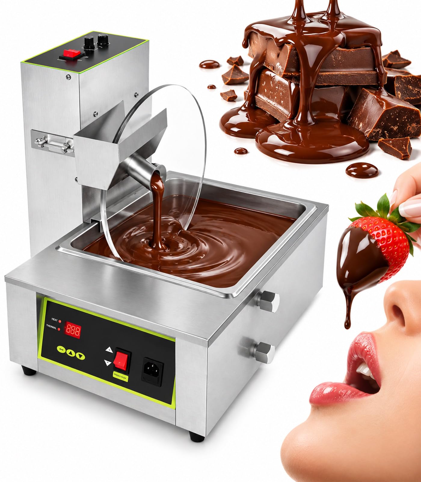 Macchina per miscelare e sciogliere Il Cioccolato 220V-8L