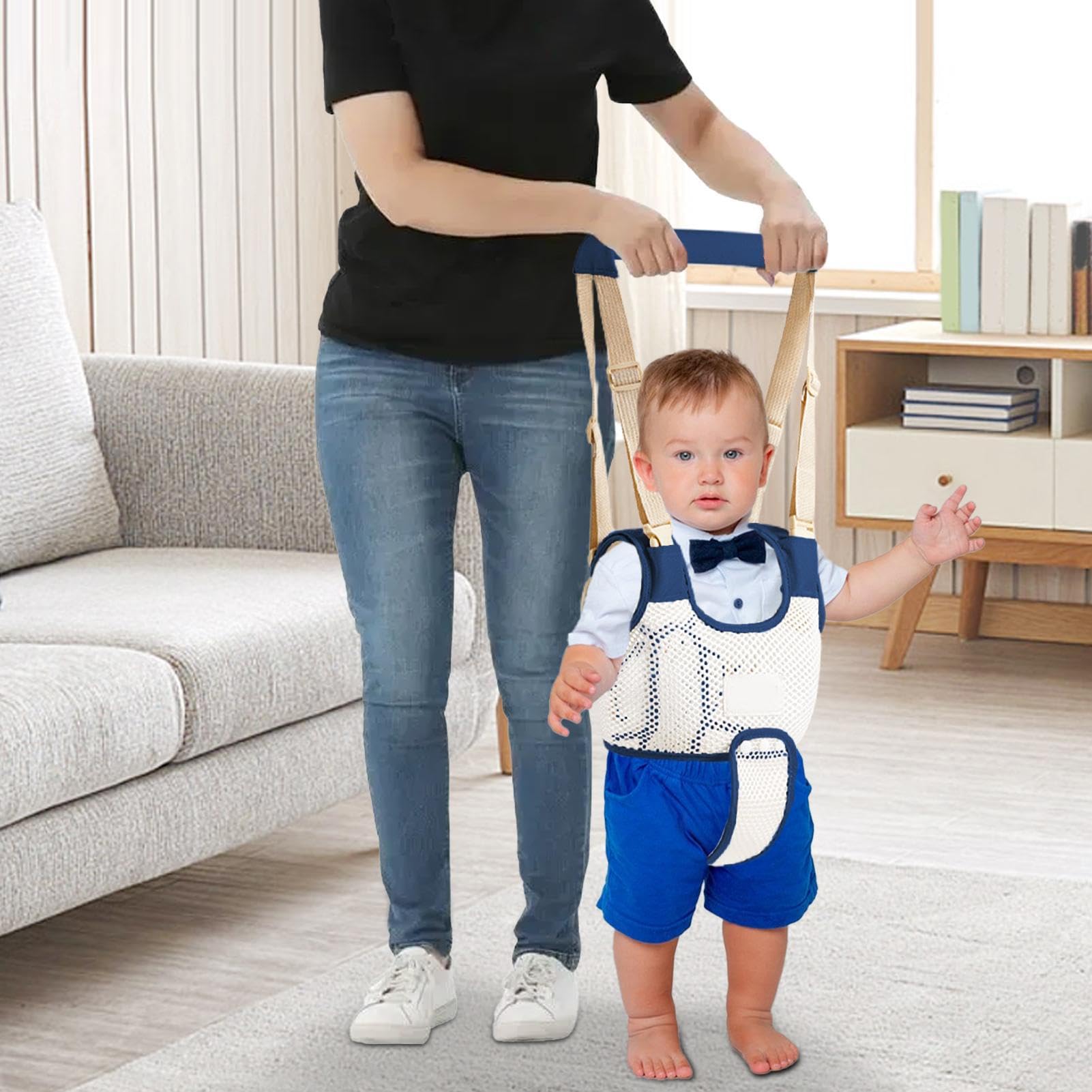 Imbracatura Da Passeggio Per Bambini - Cintura Assistente Morbida Per Imparare A Camminare - Foto 8