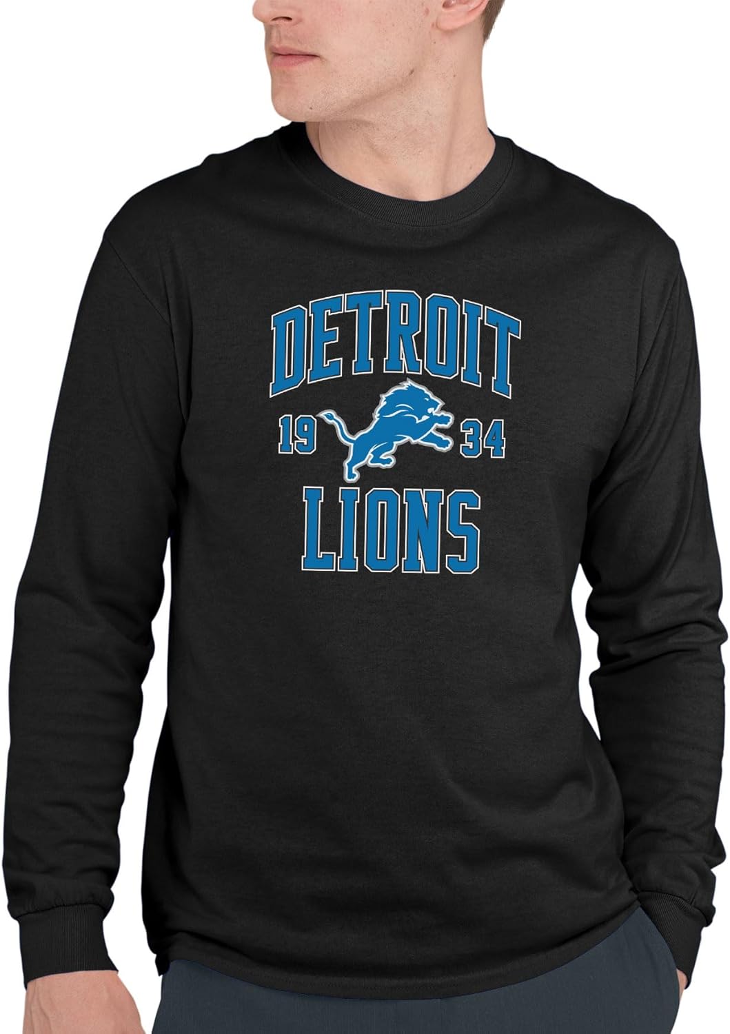Hybrid Sports NFL - Established - Officially Licensed Adult Long Sleeve Fan Tee for Men & Women