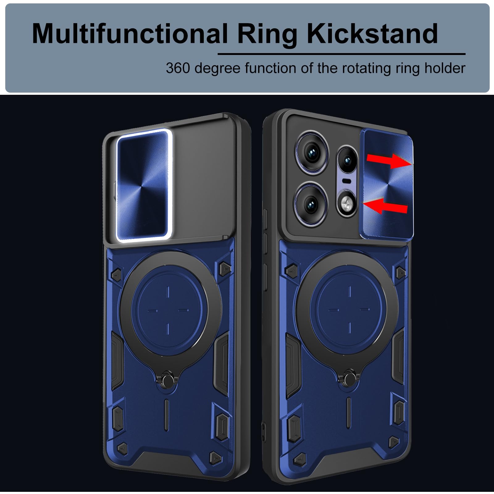 KZIOACSH Case for Motorola Edge 50 PRO 5G - Image 4