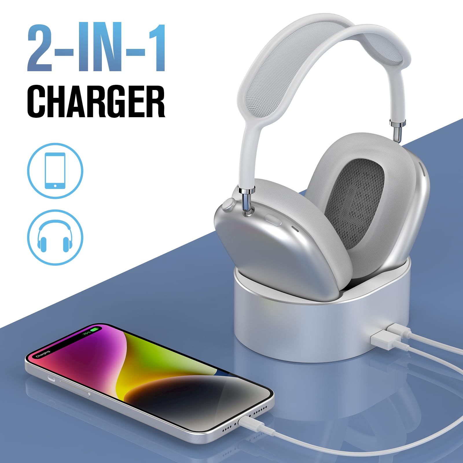 Amazon.co.jp: ROUNKIN AirPods Max用ヘッドホン充電スタンド スリープ