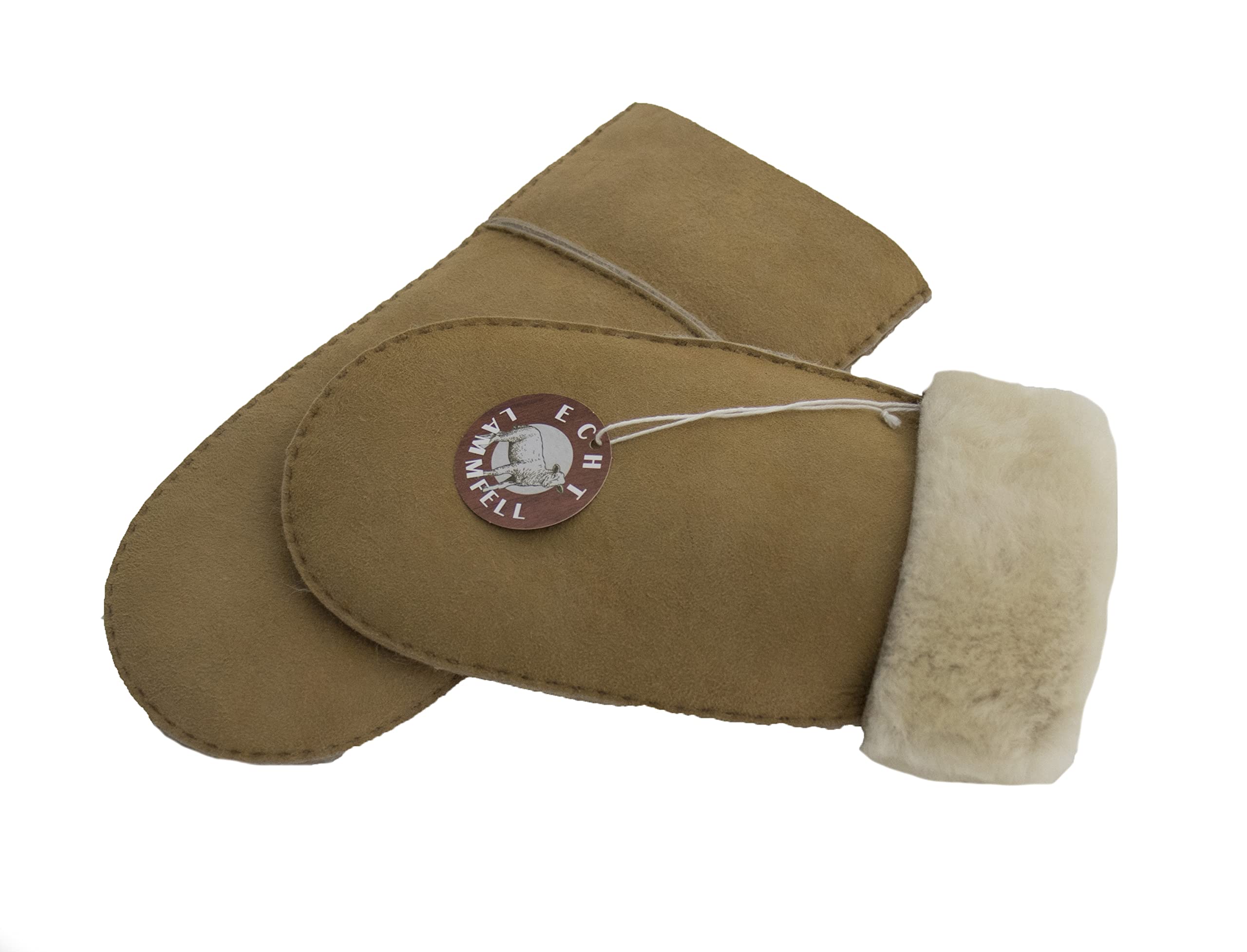 Reissner Lammfelle - Guantes - para Hombre Beige Beige XS