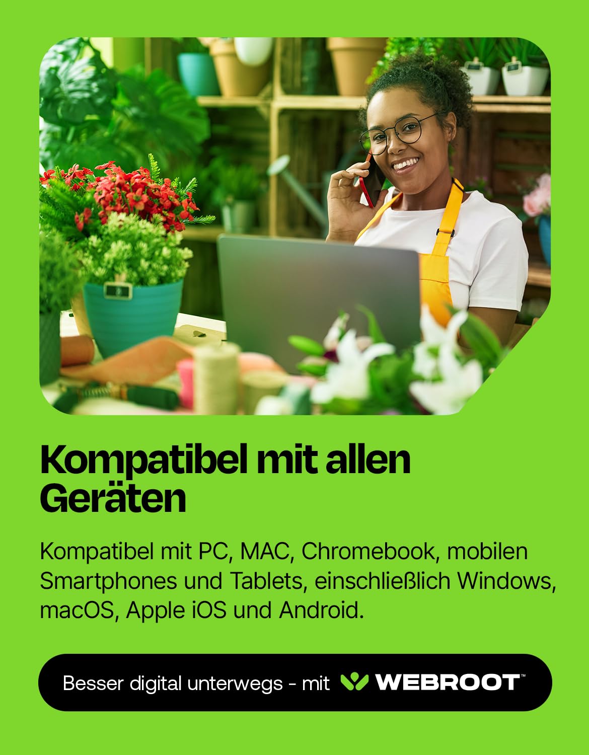 WEBROOT Internet Security Plus 2025 | + Passwort-Manager, Smartphone and Tablet | 3 Geräte | 1 Jahr | Mac/Windows/iOS/Android/Chrome | Aktivierungscode per E-Mail
