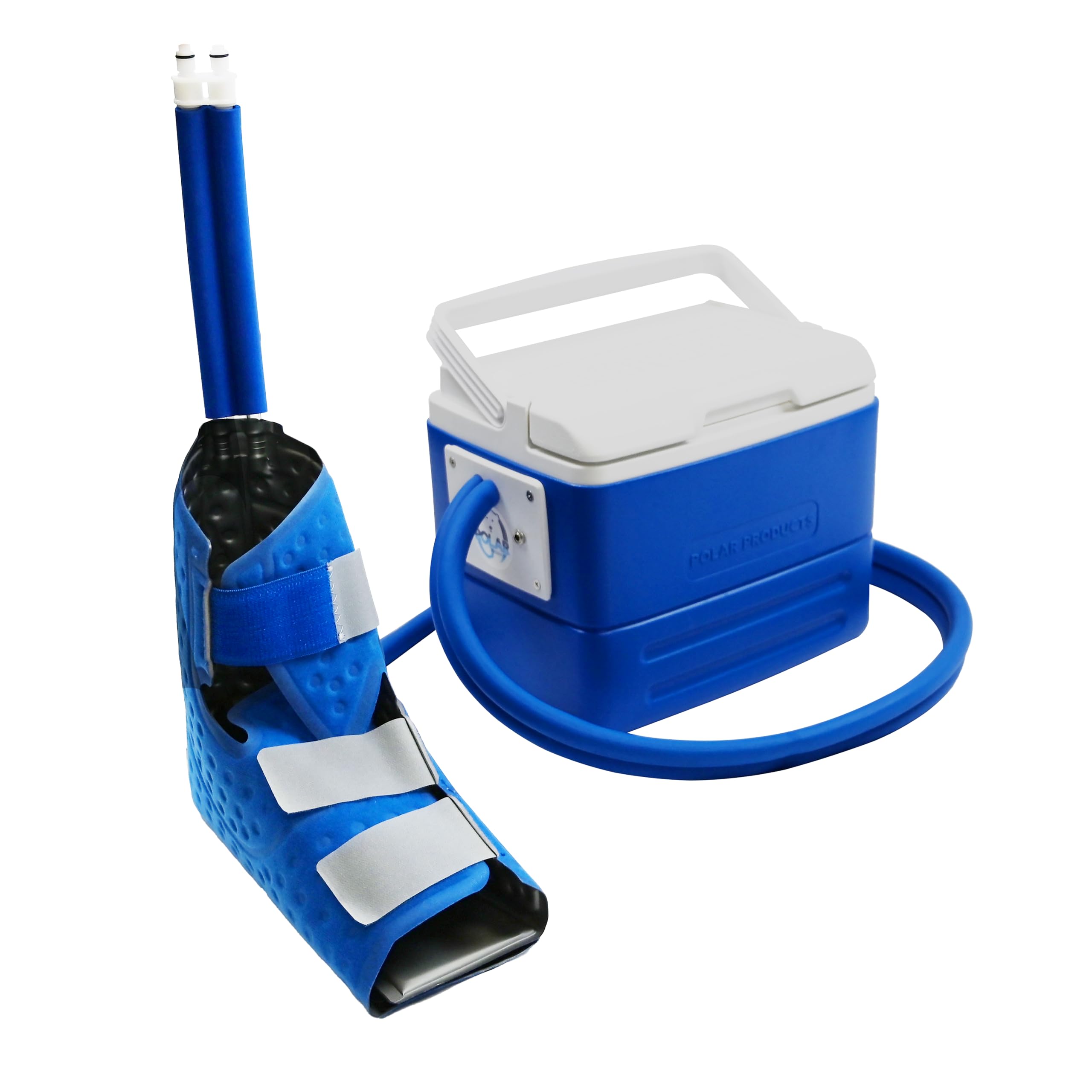 Polar Active Ice 3.0 Cold Therapy Ice Machine System with Programmable Timer, Foot and Ankle Therapy Pad, Lightweight 9 Quart Cooler, Quiet Pump, Strong Cryotherapy Pain Relief Treatment
