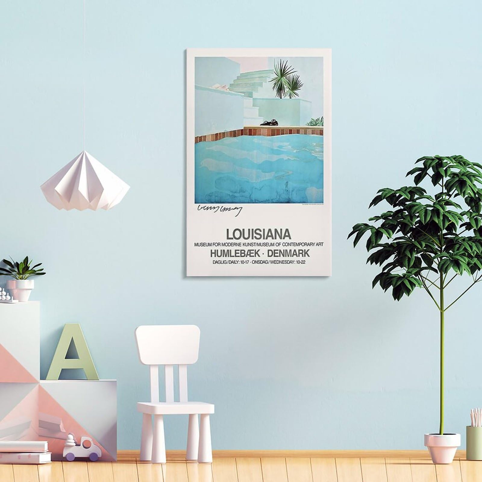 Amazon.co.jp: David Hockneyデイヴィッド・ホックニー ポスター 展覧