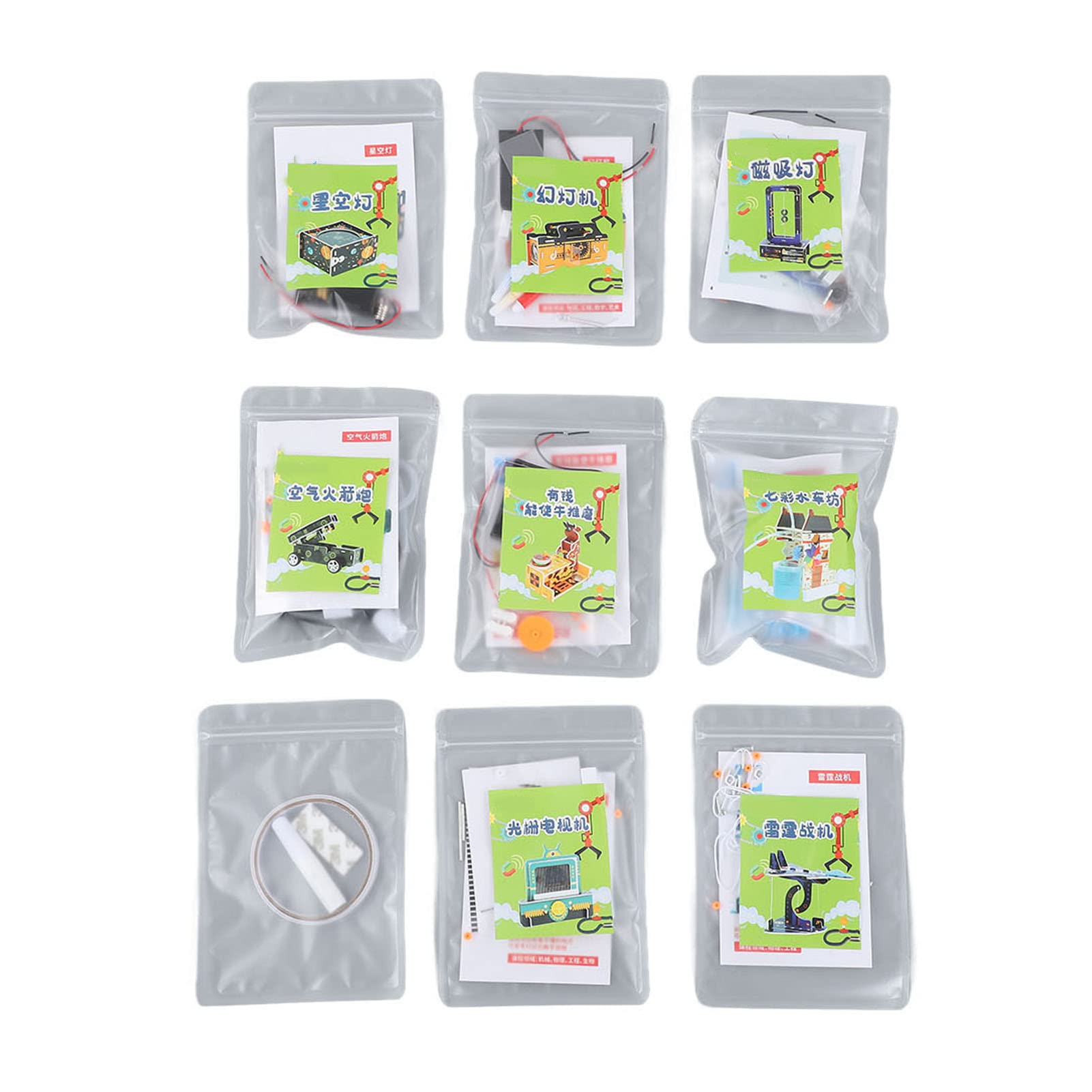Conjunto de Experimentos de Física, Juguetes Educativos para Niños, Kit de Ciencia Reciclable para Exploración Científica