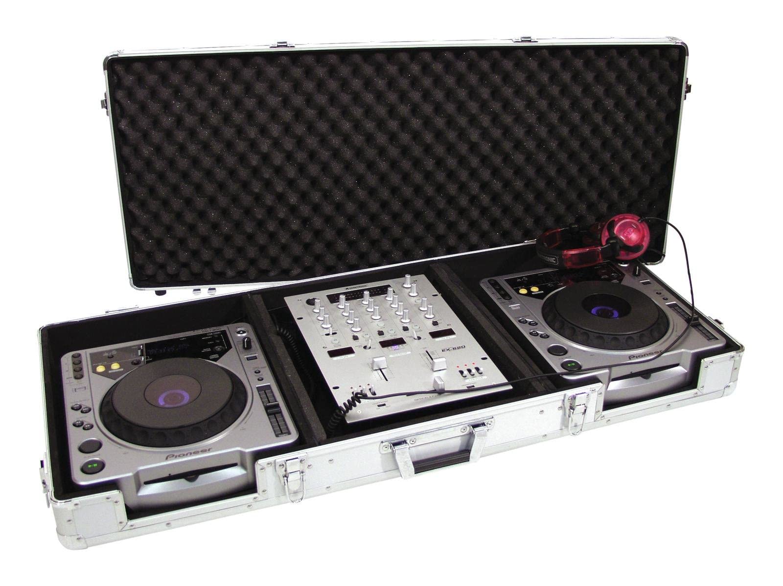 Roadinger 059588 DIGI-2 2xcd/1xm-12 Console Universel Noir