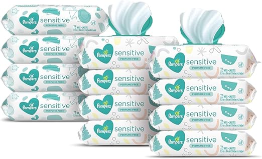 Baby Wipes, Pampers Sensitive Water Based Baby Diaper Wipes