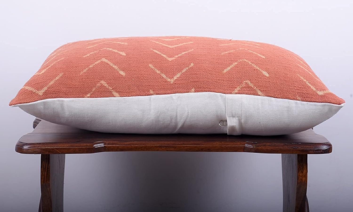 Trade Star 100% Cotton Throw Pillow Cover Farmhouse Lumbar Cushion Cover Tribal Pillow Shams Mudcloth Ethnic for Bedroom (Rust Phoenix 14X22 INCHES)