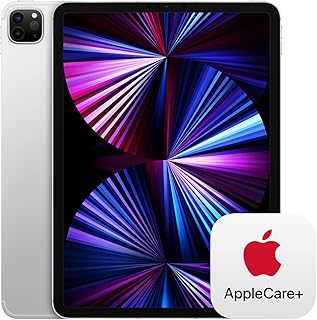 2021 11-inch iPad Pro (Wi-Fi + Cellular, 2TB) - Silver with AppleCare+ (2 Years)