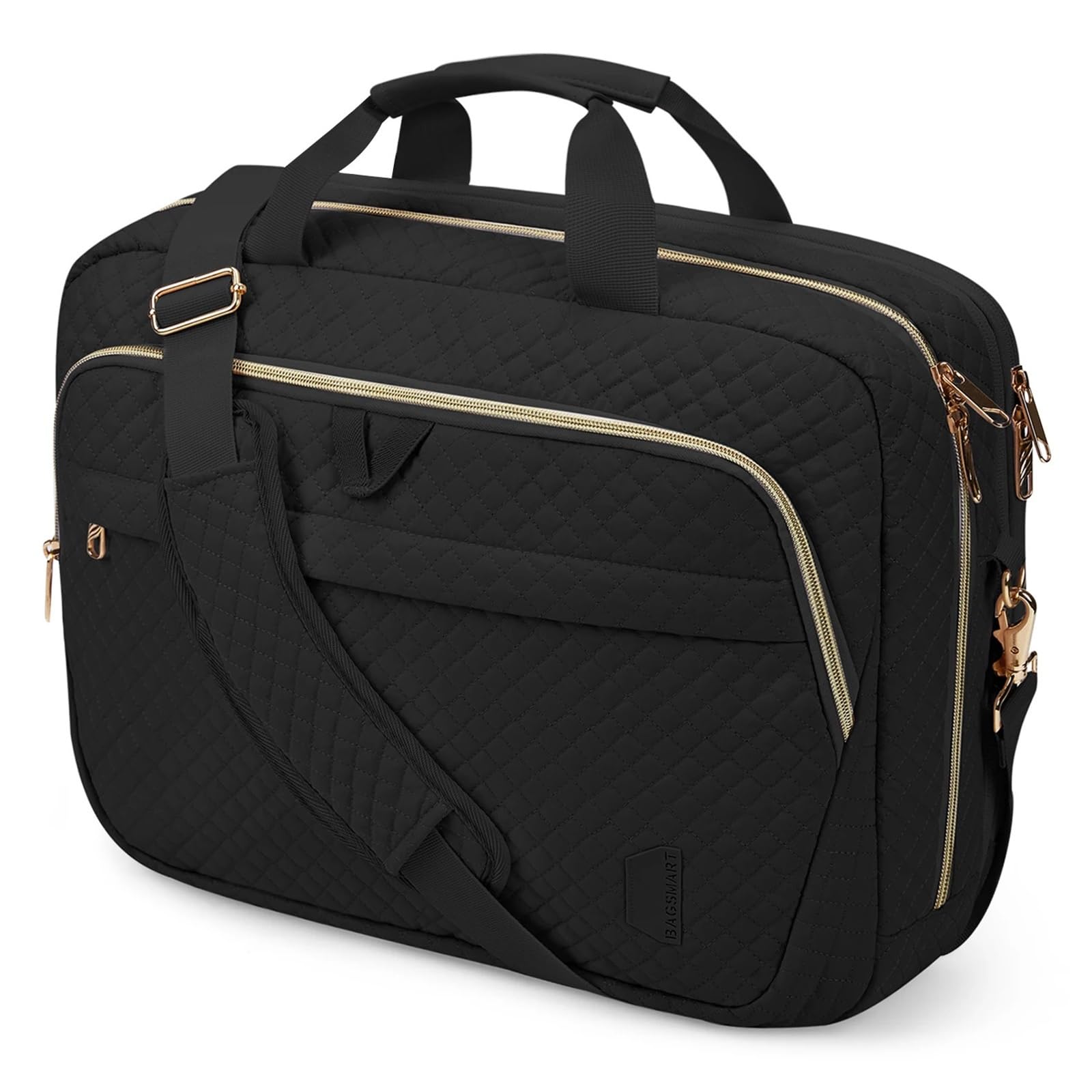 Borsa for laptop da 17,3 pollici, borsa for computer espandibile, grande capacità, borsa a tracolla for laptop da uomo e da donna, for viaggi d'affari
