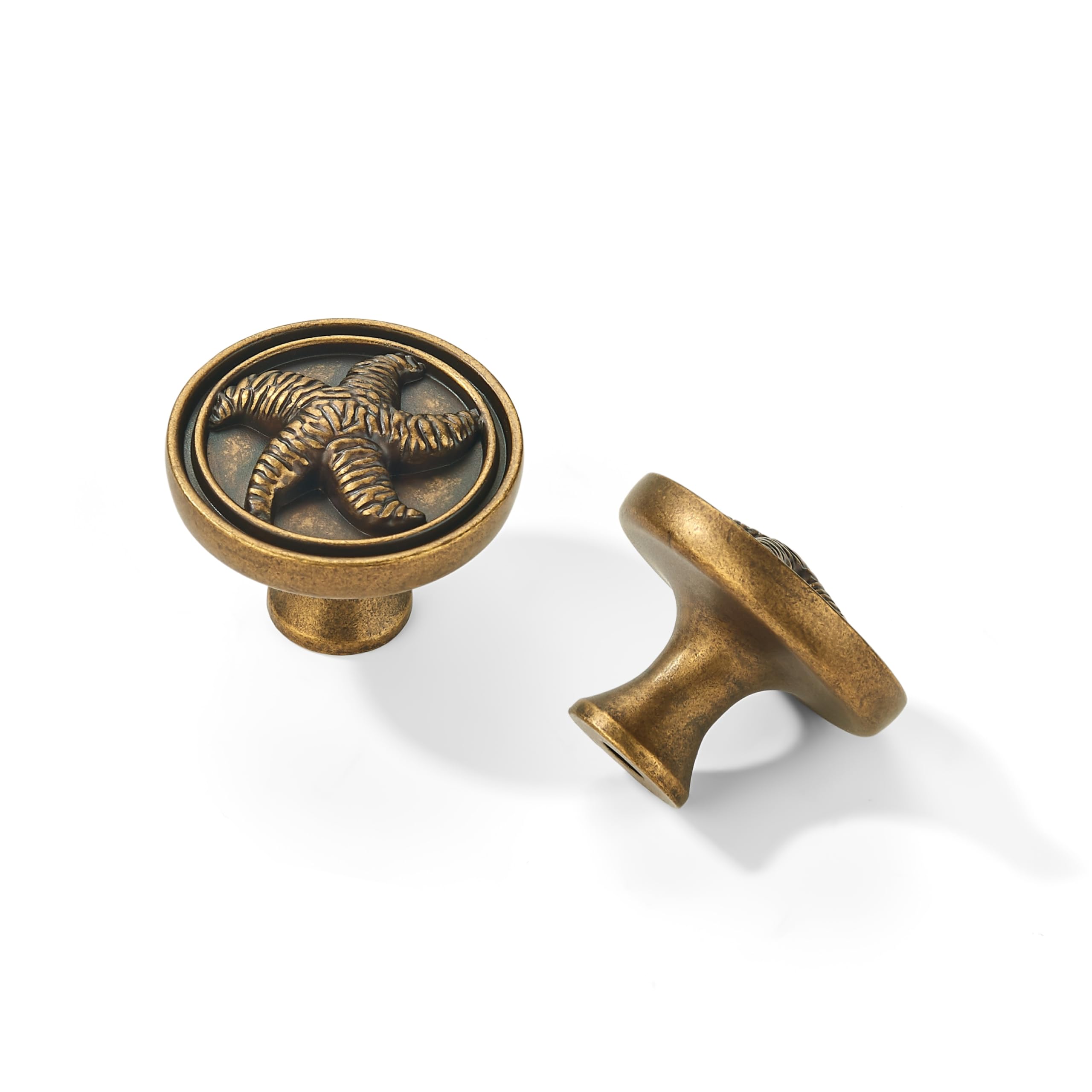 antique brass 1 in (25mm) cabinet knobs product photo